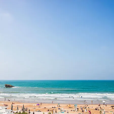 Horizon Keyweek Beachfront Duplex With Parking In Center Apartment Biarritz